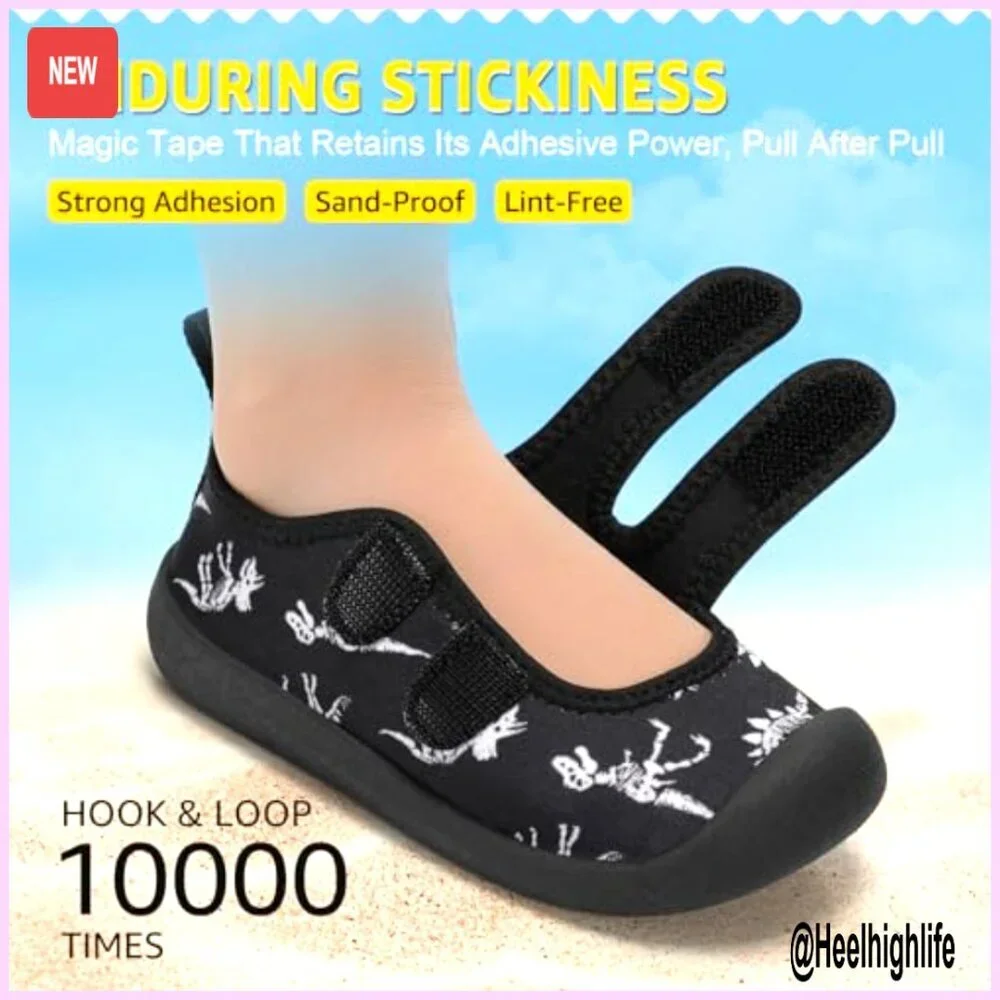 Toddler Water Shoes Quick Dry Non Slip Hook Loop Swim Barefoot Aqua Socks